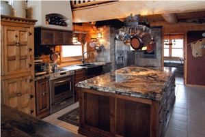 Granite Kitchen Island