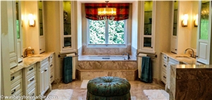 Daino Reale Marble Master Bathroom Daino Reale Marble Master Bathroom