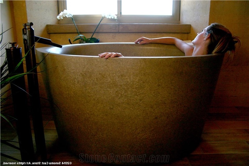 Concrete Soaking Tubs for Your Bath or Spa