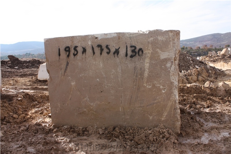 Walnut Travertine Blocks, Brown Travertine Blocks Turkey
