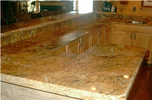 Golden Beach Granite Kitchen Countertop
