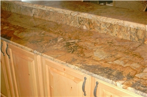 Golden Beach Granite Kitchen Countertop