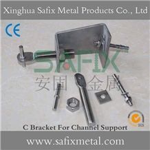 C Bracket System/ Heavy Duty Bracket/ Channel Restraint/ Stone Anchor/ Channel Support for Stone Cladding System C Bracket System/ Heavy Duty Bracket/ Channel Restraint/ Stone Anchor/ Channel Support for Stone Cladding System