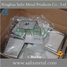 C Bracket System/ Heavy Duty Bracket/ Channel Restraint/ Stone Anchor/ Channel Support for Stone Cladding System