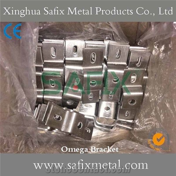 Omega Bracket/ Stone Anchor/ Granite/ Granite Anchorage/ Marble Fixings /Channel Support/ Marble Angle/ Natural Stone Anchor Fixings/ C Channel Anchor