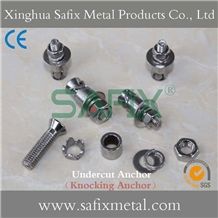 Undercut Anchor/ Undercut Bolt/ Back Bolt/ Stainless Steel 304(A2) 316l(A4) Stone Cladding Anchor