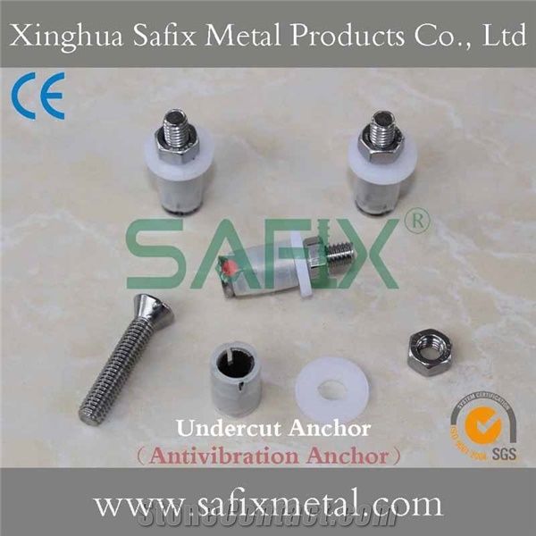 Undercut Anchor/ Undercut Bolt/ Back Bolt/ Stainless Steel 304(A2) 316l(A4) Stone Cladding Anchor