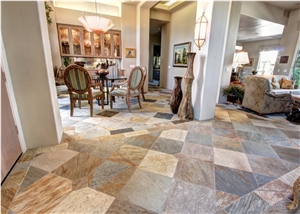 Gauged Quartzite Interior Floor,Yellow Quartzite Building & Walling