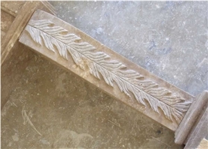 Noce Travertine Fireplace