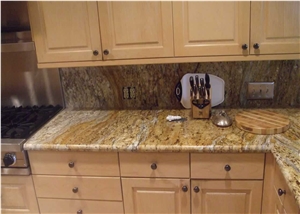 Yellow River Granite Kitchen Top
