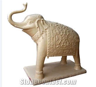 Beige Sandstone Human Sculpture, Beige Sandstone Sculpture & Statue