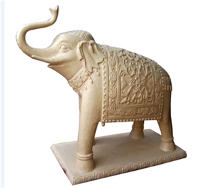 Beige Sandstone Human Sculpture, Beige Sandstone Sculpture & Statue