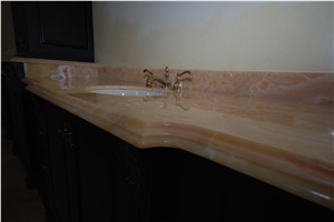 Arco Iris Onyx Residential Bathroom Vanity Top