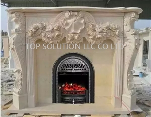 Sandstone Fireplace