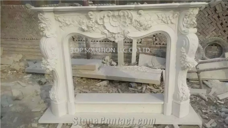 Sandstone Fireplace