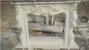 Sandstone Fireplace