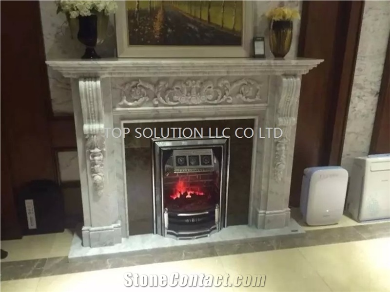 Sandstone Fireplace