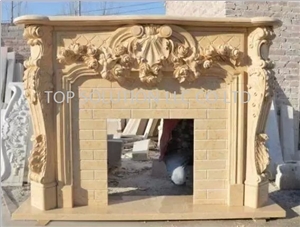 Travertine Fireplace Travertine Fireplace
