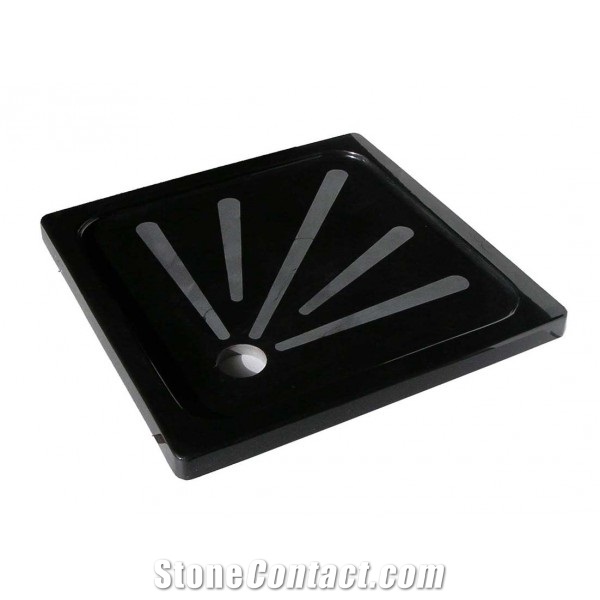 Shower Base Negro Intenso Granite