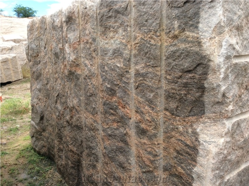 Colombo Juparana Granite Blocks, Juparana Colombo Granite