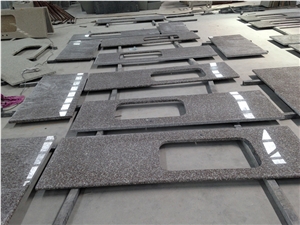 China Juparana Grey Granite Countertop for Kitchen