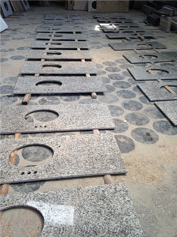 China Juparana Grey Granite Countertop for Kitchen