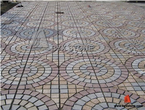 G603 + G682 + G654 Putian Red Naturalgarden Paving Stone / Cobblestone
