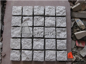 Yellow / Grey Natural Granite Paving Stone for Garden