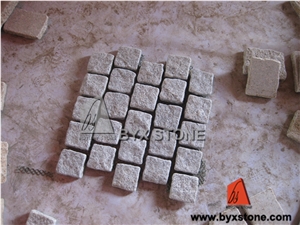 Yellow / Grey Natural Granite Paving Stone for Garden
