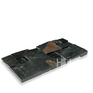 Lombardia Black Slate Panel Wall Cladding Panel