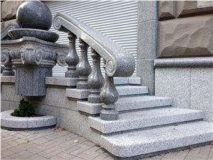 Grey Boguslavsky Granite Balustrades