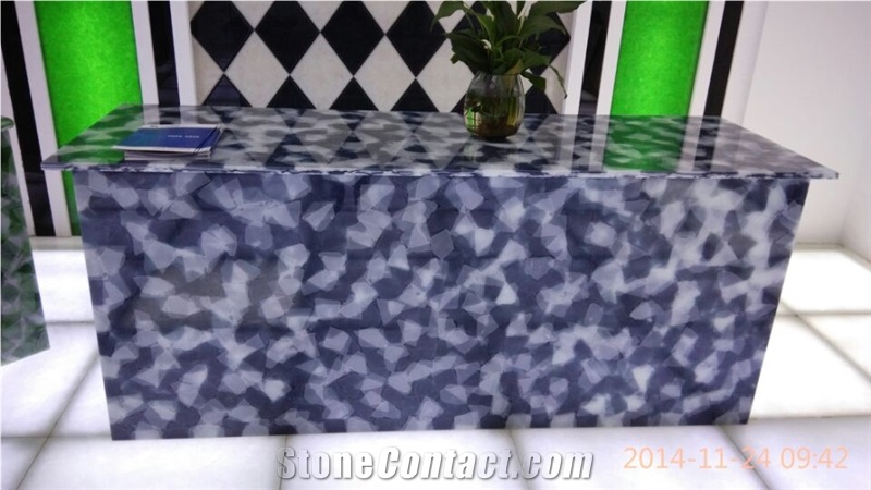 China Manmade Stone and Jade Crystalized Glass Stone