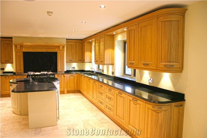 Black Galaxy Granite Countertop