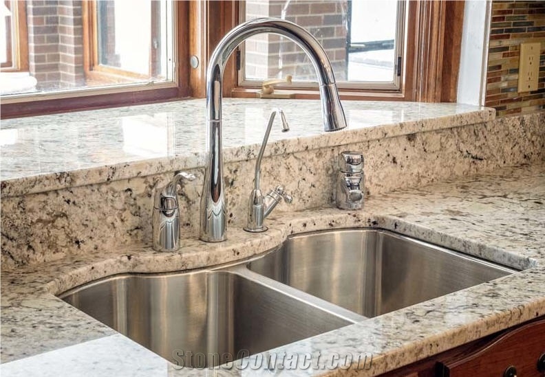 Delicatus Granite Kitchen Island Countertop Remodelling