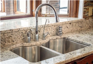 Delicatus Granite Kitchen Island Countertop Remodelling
