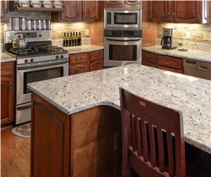 Delicatus Granite Kitchen Island Countertop Remodelling