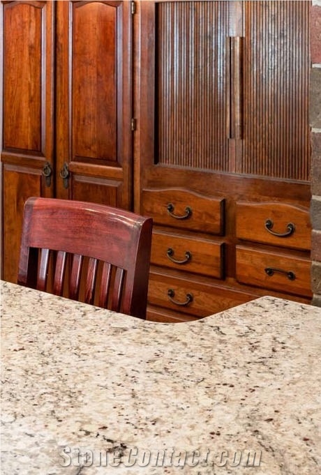Delicatus Granite Kitchen Island Countertop Remodelling
