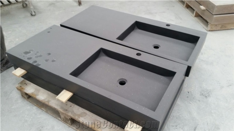 Basins and Sinks, Light Beige Travertine Sinks