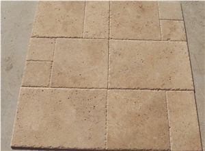 Classic Travertine Versailles Pattern Set