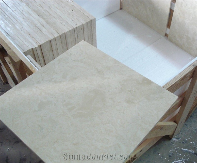 Konya Light Travertine Tiles, Turkey White Travertine