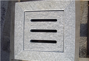 Pietra Di Luserna Rain Drainage Pavers, Street Gutter, Rain Chamfer