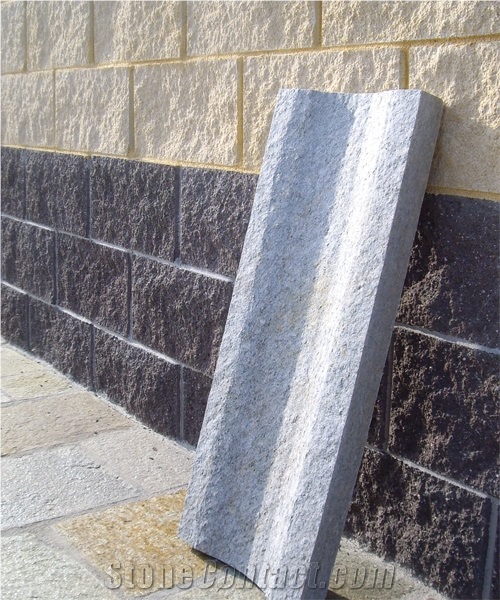 Pietra Di Luserna Rain Drainage Pavers, Street Gutter, Rain Chamfer