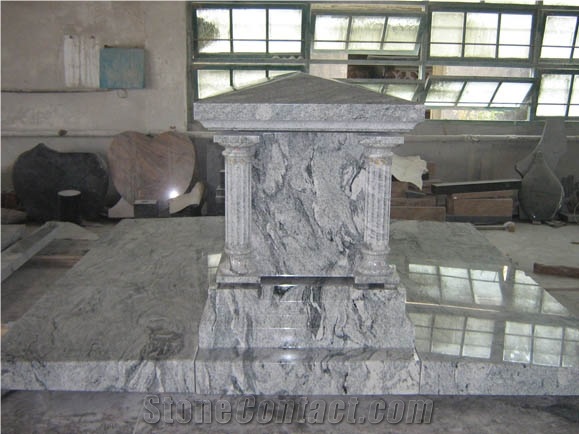Viscount White Granite Monument,Western Style Tombstone,Australian Memorial