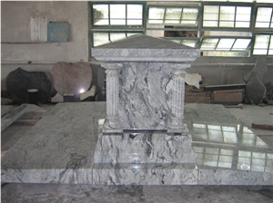 Viscount White Granite Monument,Western Style Tombstone,Australian Memorial