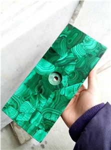 Gemstone Greem Malachite Blue Azurite Gemstone Tiles