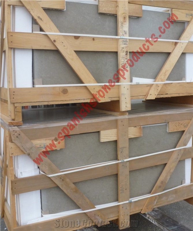 Blue Bateig, Azul Bateig Limestone Tiles & Slabs, Grey Limestone Spain