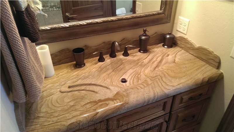 Bermuda Dunes River Sink Steady Guest Bath