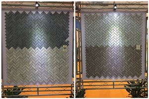 Multicolor Basketweave Mosaic