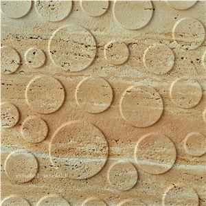 Natural Beige Travertine 3d Decorative Wall Facing Tile Natural Beige Travertine 3d Decorative Wall Facing Tile