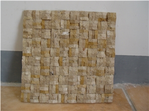Beige Mosaic,Cream Mosaic,Traverine Mosaic,Multicolor Mosaic Split Face, Mosaic Tile